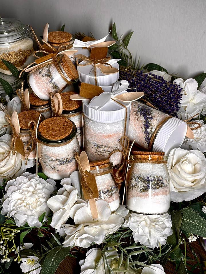 Favores de Sal Biológico, Favors Artesanais por atacado de Bordian Bath salts