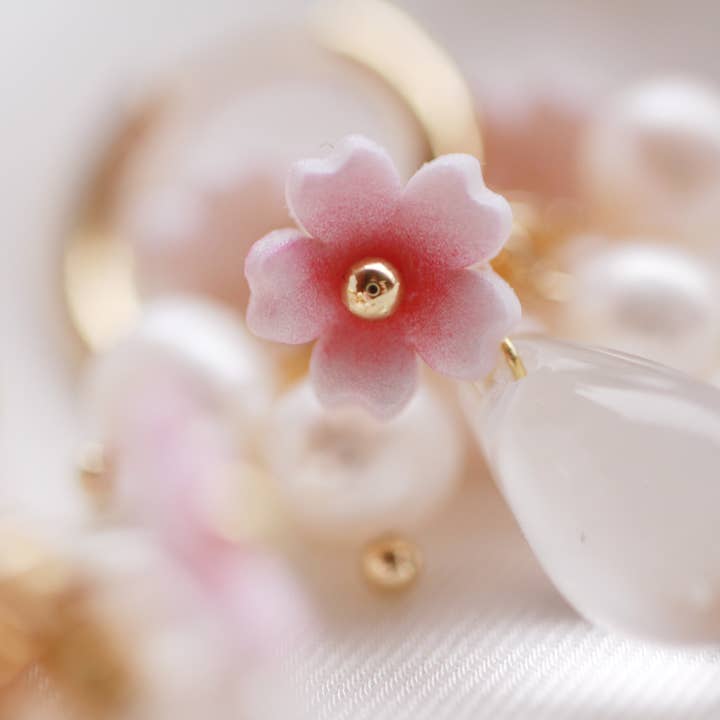 Lovanju - Wholesale Dangle Earrings - Cherry blossoms4