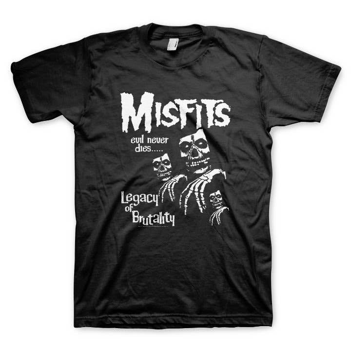 Manic Merch - Wholesale T-Shirt (Graphic) - Unisex - Misfits - Legacy Trio - Graphic Tee0