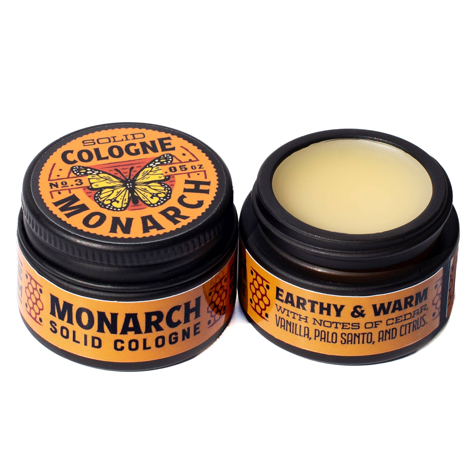 Messner Bee Farm - Wholesale Solid Cologne - Solid Cologne - Monarch - Handmade with beeswax1