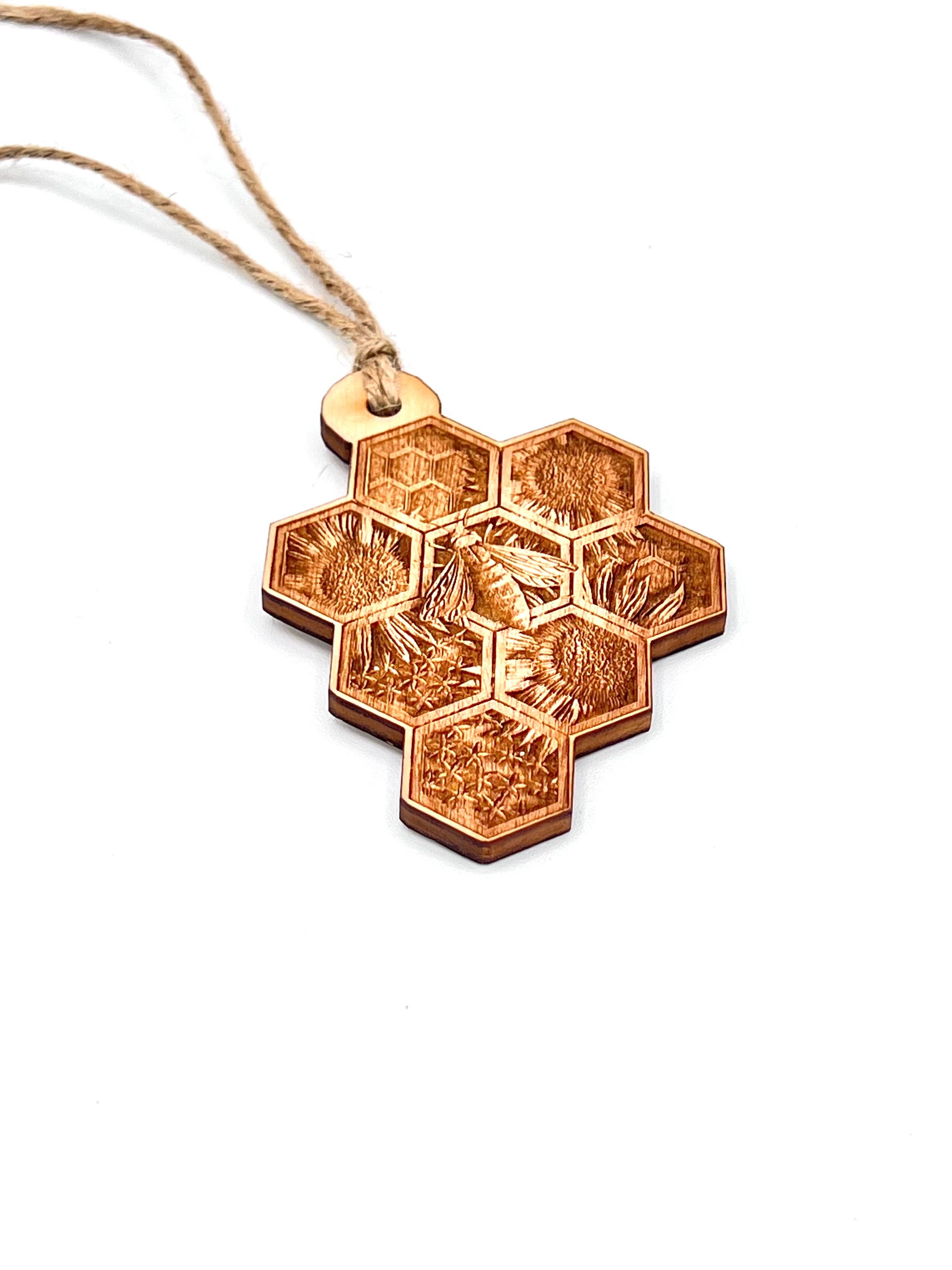 Lexo Creations - Wholesale Ornament - Bee Honeycomb Ornament1