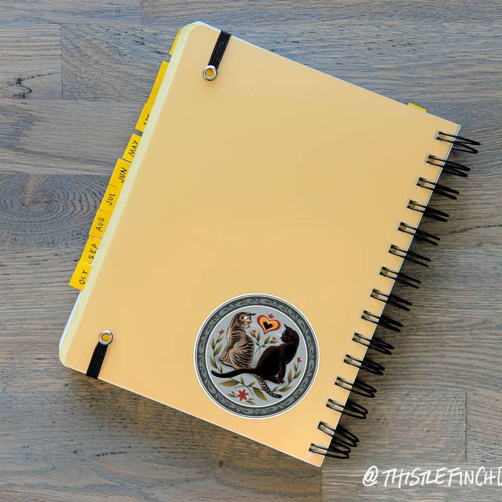 Thistle Finch Designs – Großhandel Aufkleber – Niederländischer Vinylaufkleber mit Hex-Schild, PA3