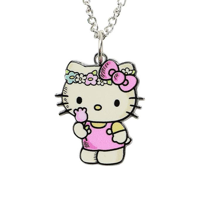 Bioworld Merchandising - Wholesale Jewelry Set - Hello Kitty & Friends Interchangeable Charm Necklace & Earring Set4