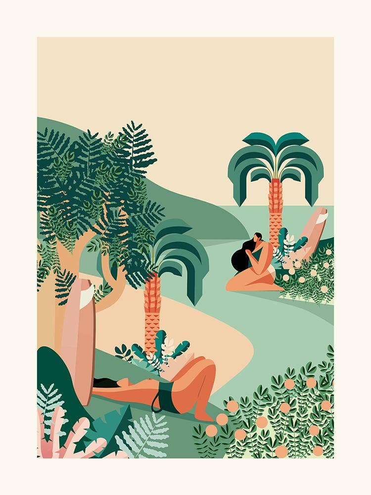 Salam Editions - Wholesale Art Print - Surf paradise0