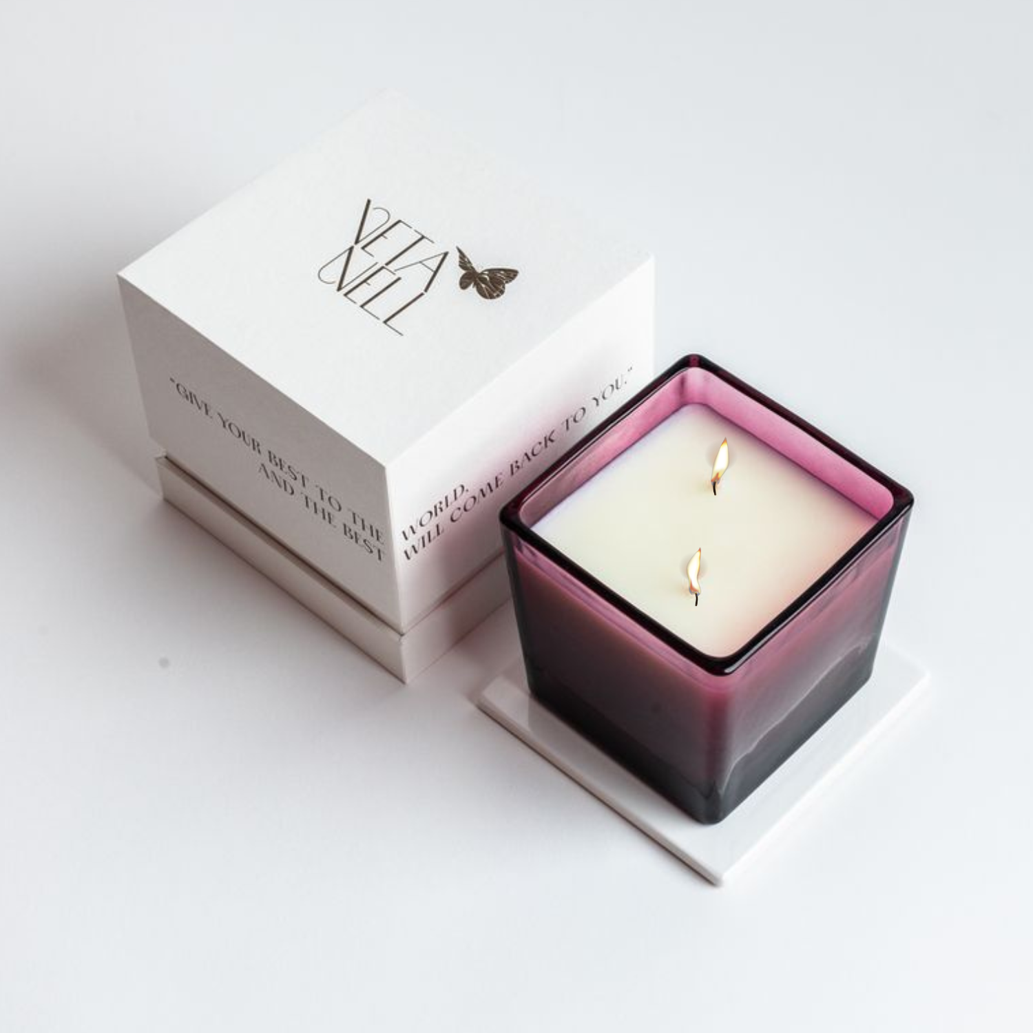 Veta Nell - Wholesale Jar/Filled Candle - MIDNIGHT NO. 9 Candle | Lux Box | Coco Wax | Essential Oils10