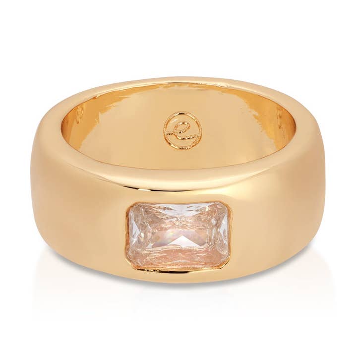 Ettika - Wholesale Single Stone/Solitaire Ring - Emerald Cut Treasure Ring7