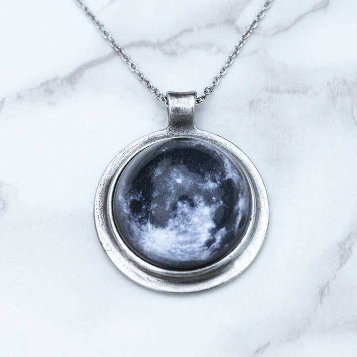 Moon Necklace for wholesale by Boutique Academia