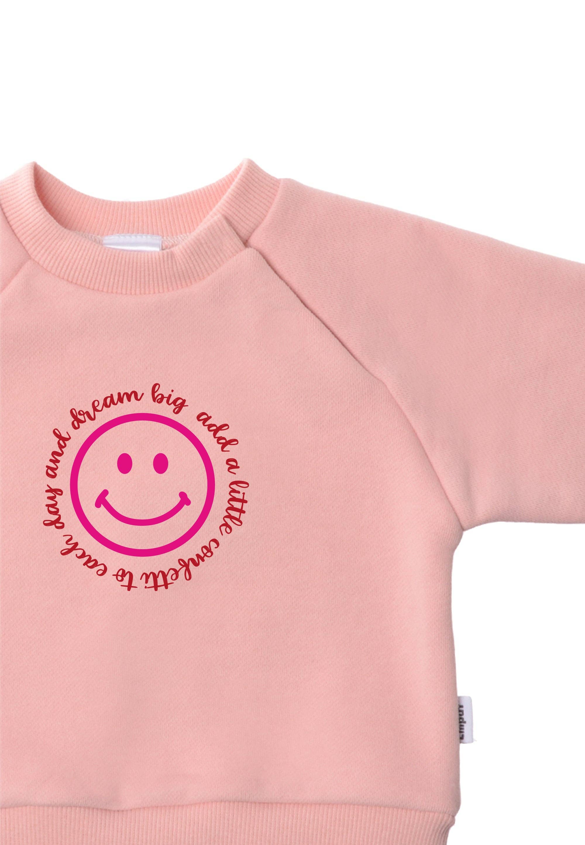 Liliput - Wholesale Sweatshirt - Kids - Sweatshirt in dusty pink with "Smiley" print1
