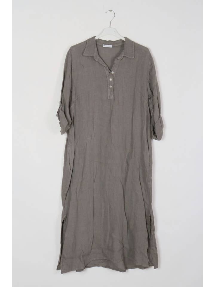 LÉA & LUC - Wholesale Dress - Women's - Long dress in 100% linen REF.2090043