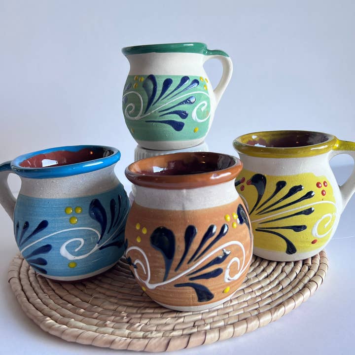 Doña Cata Art – Engroshandel Kaffekrus – JARRITOS mexicanske krus, ler kop, Håndlavet keramik kaffe te
