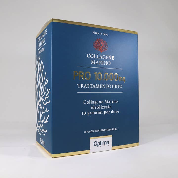 OPTIMA NATURALS - Wholesale Oral Supplement/Vitamin - Marine Collagen, PRO 10,000mg - 12 bottles of 50ml