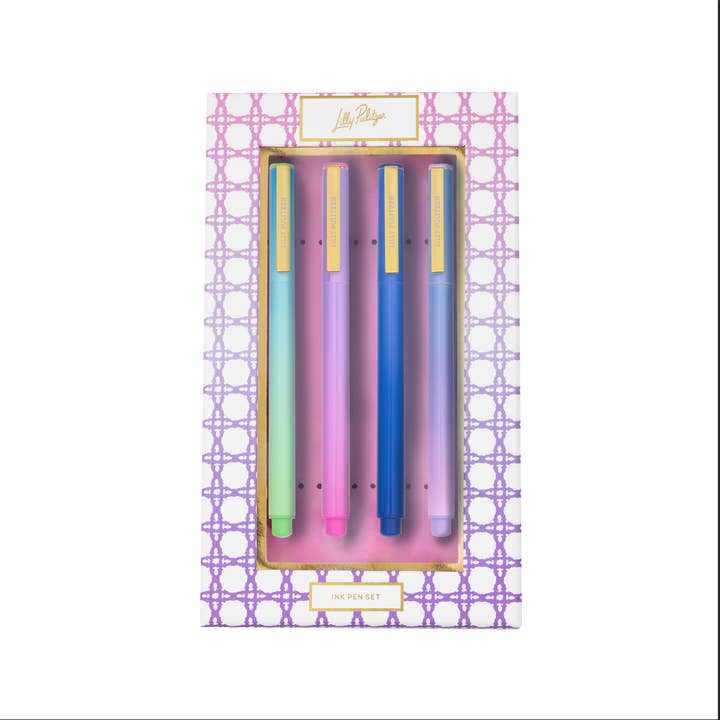 Lilly Pulitzer by Lifeguard Press - Wholesale Pen - Felt Tip Pen Set, Assorted Ombre