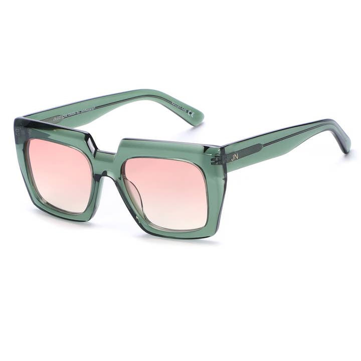 JohNocera - Wholesale Sunglasses - Women's - Dama/Green Orange