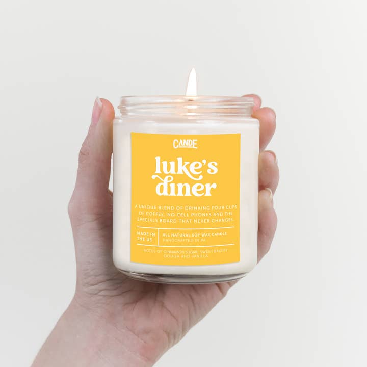 CE Craft Co – wholesale Jar/filled candle – Luke's Diner Scented Candle1