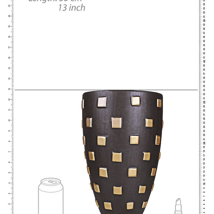 Ohno - Wholesale Vase - Ademas Vaas - Black
