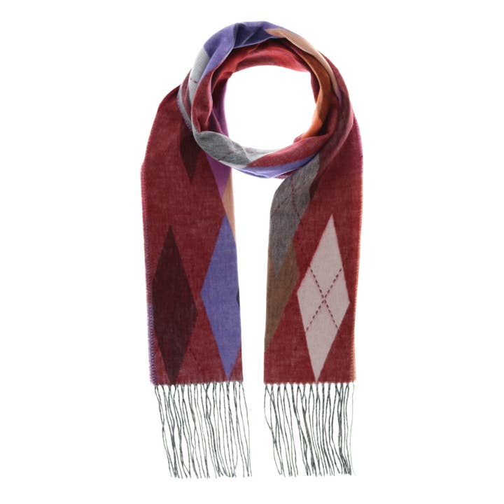 FRAAS - The Scarf Company - Wholesale Scarf - Women's - Artsy Argyle XL
