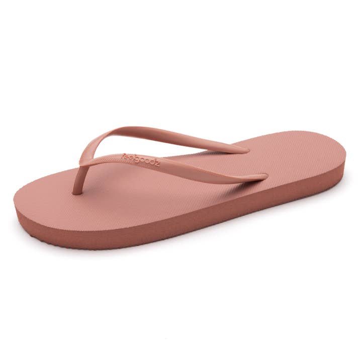 Feelgoodz - Wholesale Flip Flops - Women's - Women's Slimz Core Flip Flops | Natural Rubber