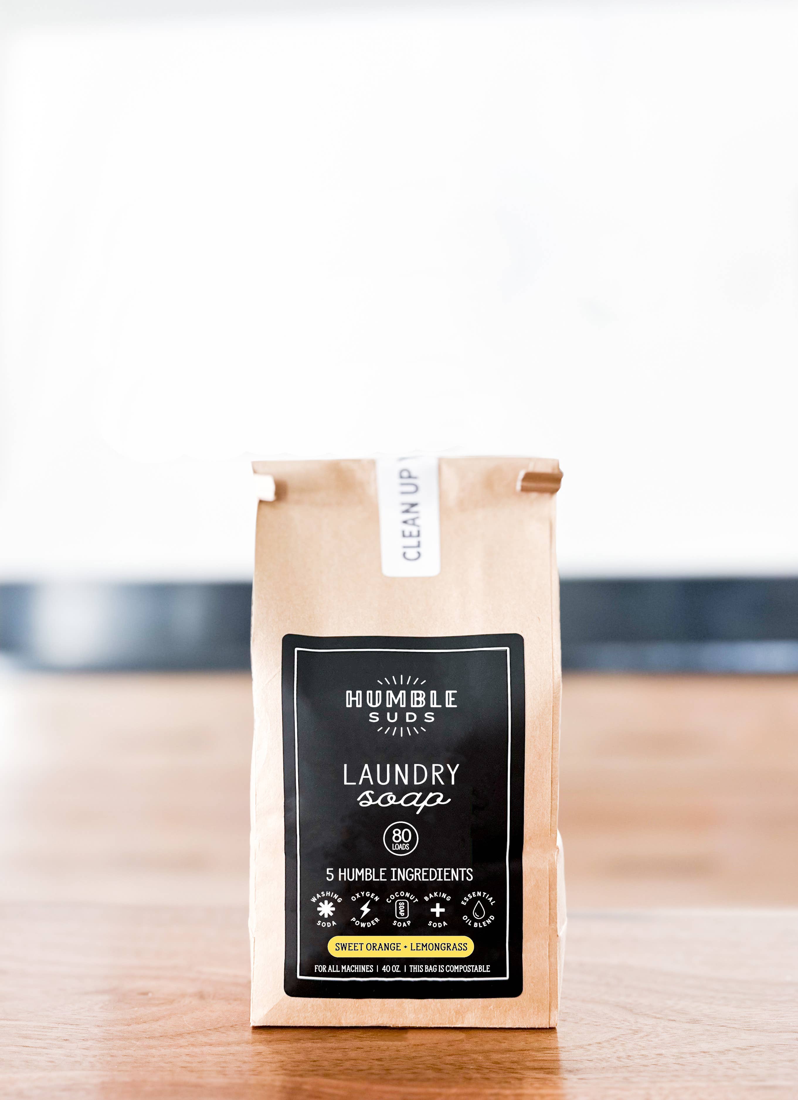 Humble Suds - Wholesale Laundry Detergent Powder/Pods - Laundry Soap - Compostable Bag