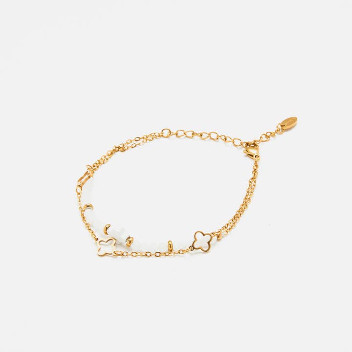 Lovelika - Wholesale Link & Chain Bracelet - Multi-strand stone bracelet - Christina10