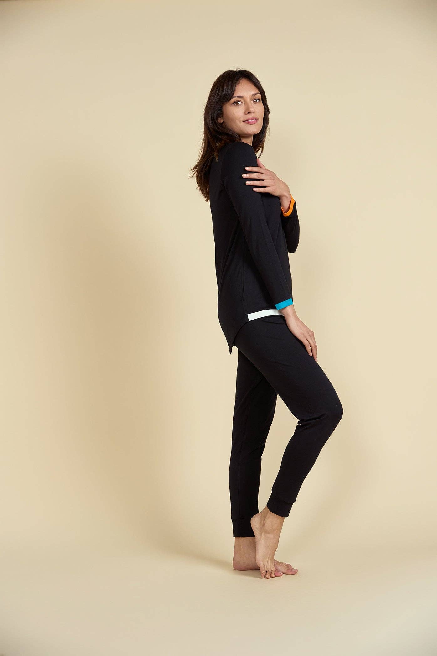 Ellwi Design - Wholesale Sleepwear Set - Women's - Color Pop Pajama Set1