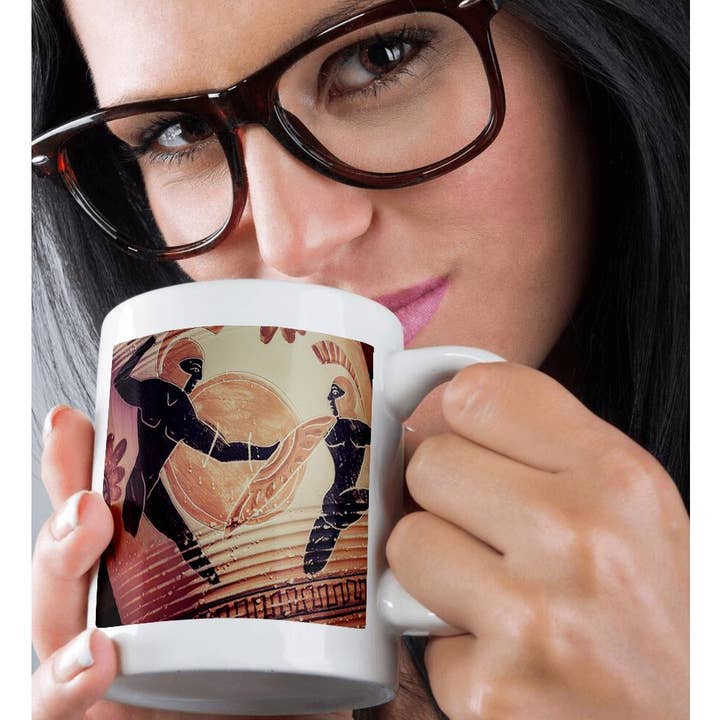 3dRose - Wholesale Coffee Mug - 3dRose, Details of painted models of ancient Greek amphora, Mug9