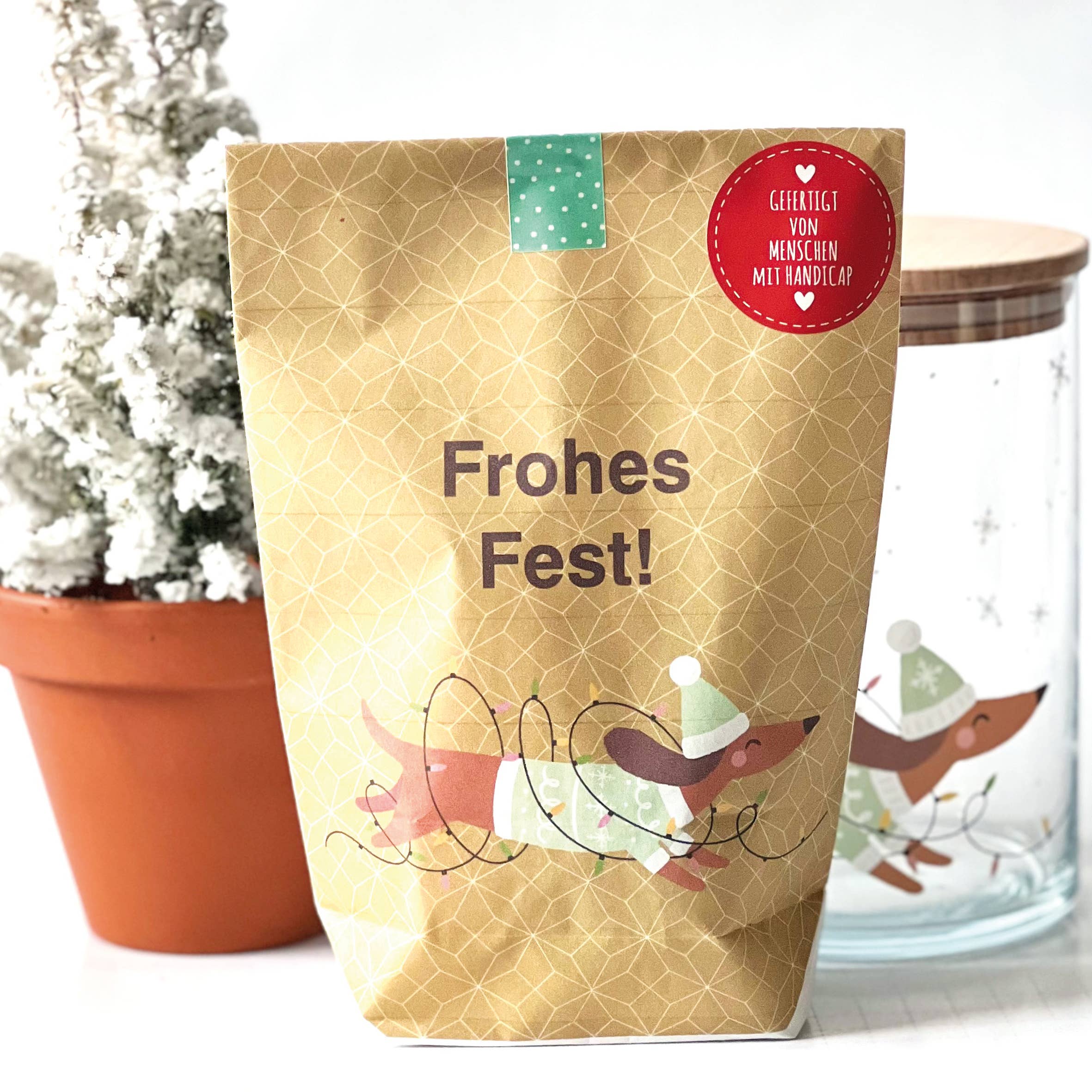 Wunderle GmbH - Wholesale Gift Bag - Merry Dachshund Festival – Surprise Bag with Heart & Puppy Eyes7