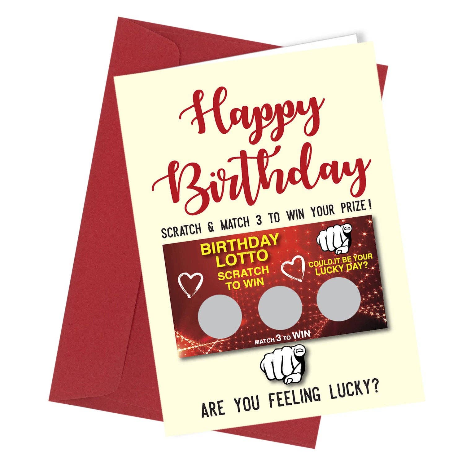 Close to the Bone Greeting Cards and Gifts – wholesale Birthday card – #271 Feeling Lucky1