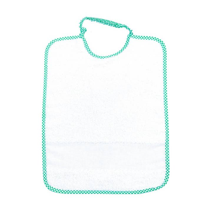Almatex srl - Vendita all'ingrosso Bavaglino - Neonati - Bavaglino AIDA cm.25x32 con elastico da ricamare