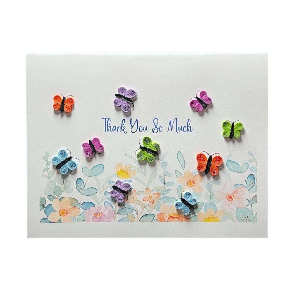 NIQUEA.D – Engroshandel Takkekort – Kort med tak og quillede sommerfugle1