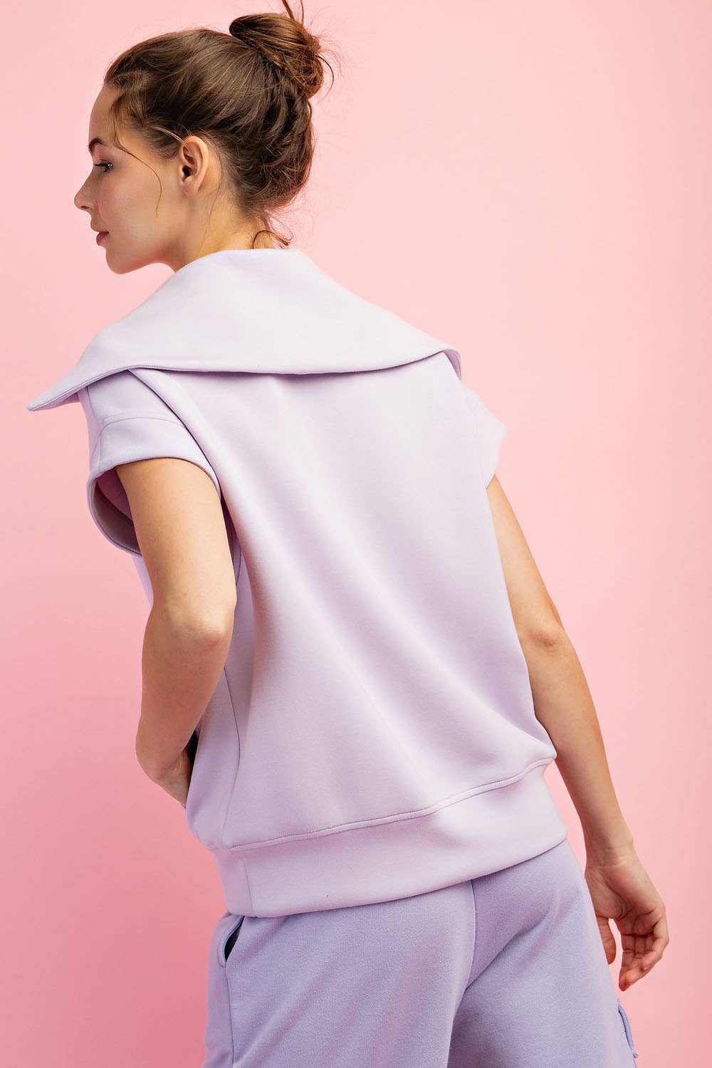 Rae Mode - Vente Haut de sport – femme - HAUT À MANCHES COURTES ET FERMETURE ÉCLAIR QUARTER EN MODAL POUR PLONGÉE31