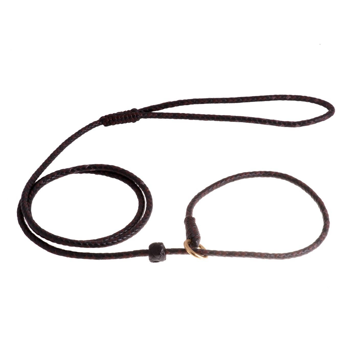 Alvalley - Wholesale Pet Leash - Dog - Braided Leather Slip Lead with Stopper3