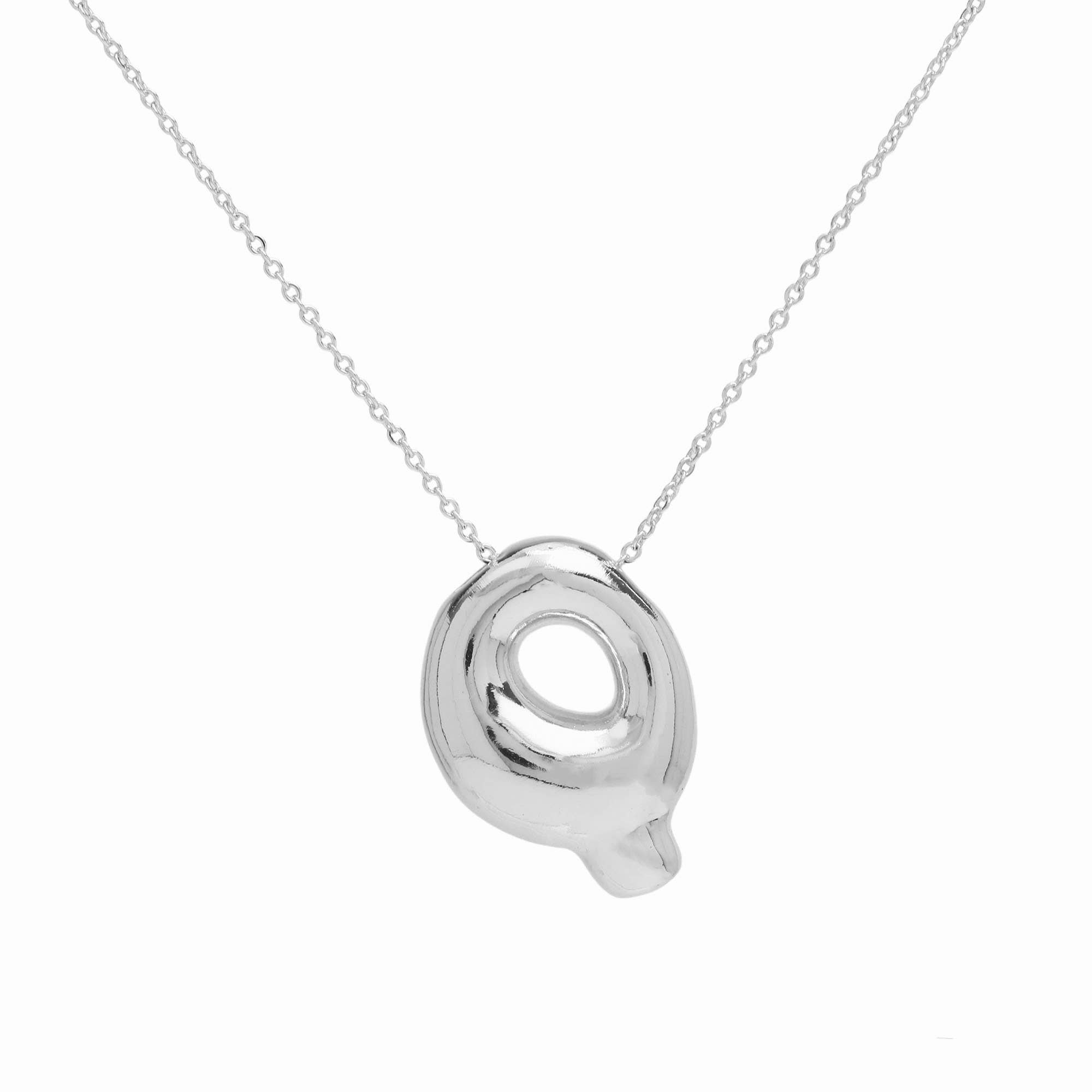 Savvy Bling – wholesale Pendant/charm necklace – Initial Waterdrop 18K Gold Necklace8