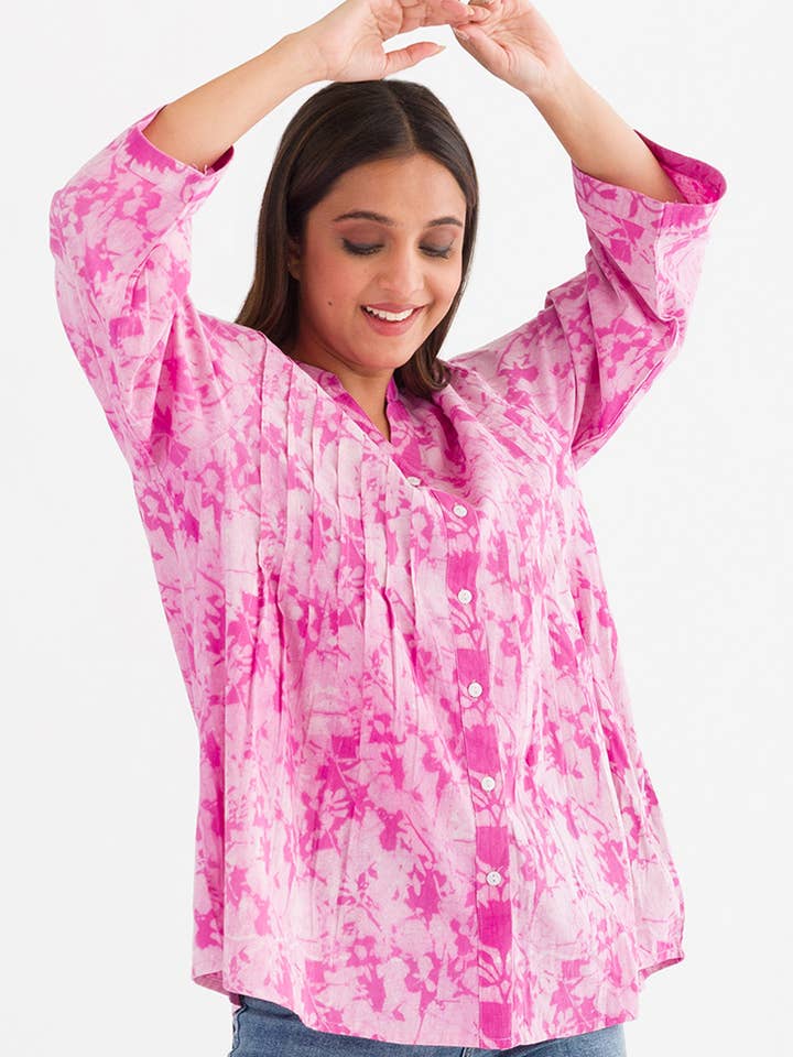 Sevya Handmade - Vendita all'ingrosso Tunica - Donna - Tuniche Tamira Block Print13