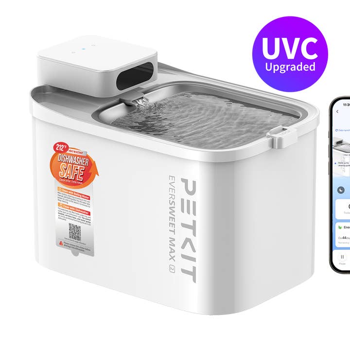 Fontaine à eau pour animaux EverSweet Max 2 (UVC) pour la vente par PETKIT