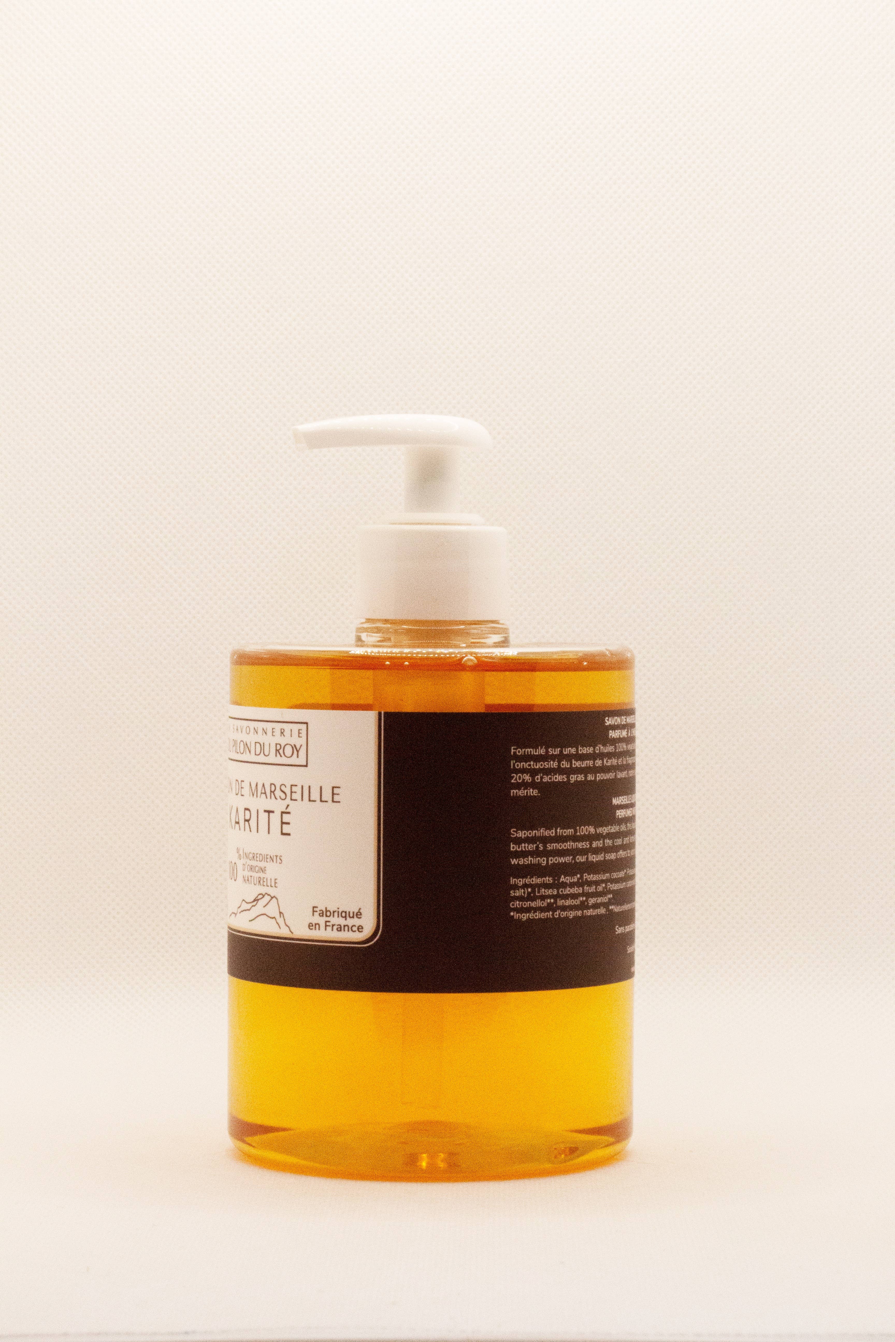 La Savonnerie du Pilon du Roy – Gel de banho por atacado – Sabonete líquido de Marselha com manteiga de karité 500 ml3