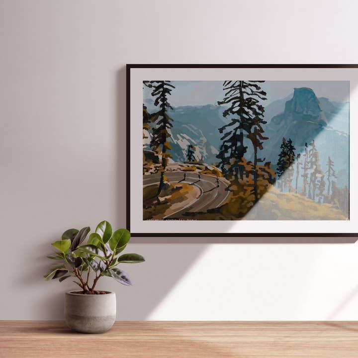 Parc national de Yosemite Imprimer pour la vente par Sydney Brooke Art