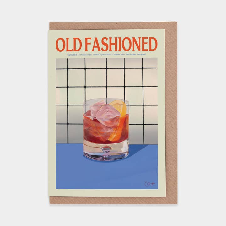 Old Fashioned Greetings Card for wholesale by Evermade