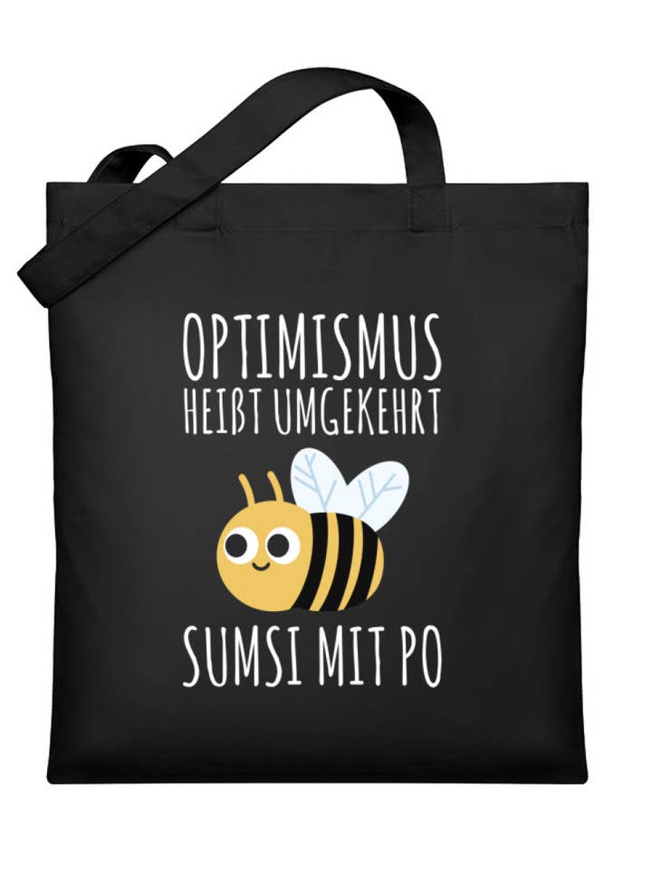 Optimism is conversely called Sumsi with a butt - organic jute bag for wholesale by GARTENFAN