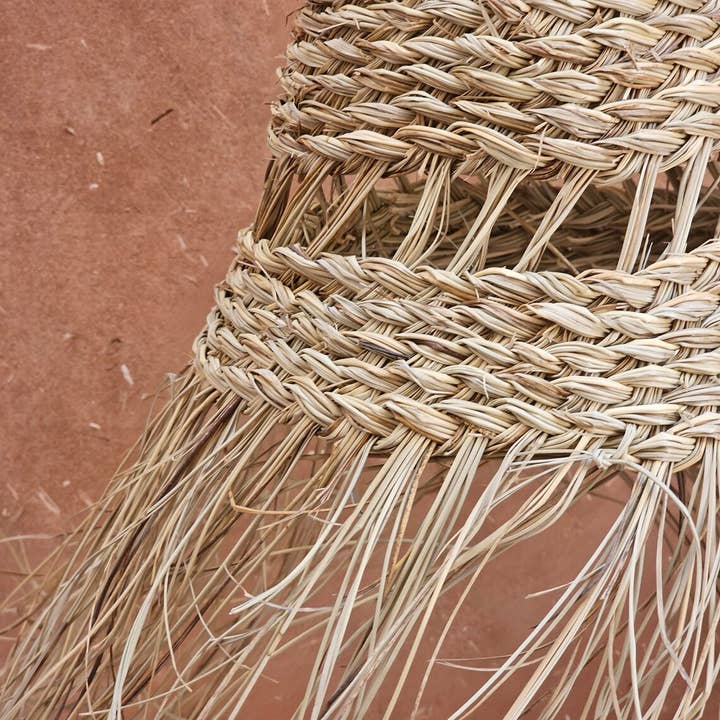 Moroccan Natural bazaar – Großhandel Kronleuchter/Hängeleuchte – Marokkanische Pendelleuchte aus Stroh, Lampenschirm aus Stroh