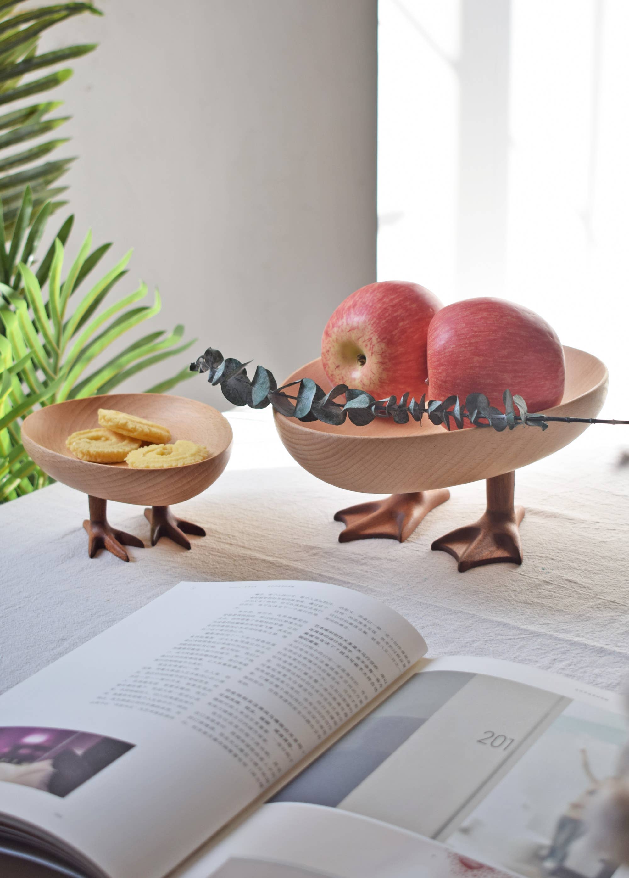 Senser Woodcraft – Engroshandel Pyntebakke – Walking Egg Tray - Håndlavet/Borddekoration5