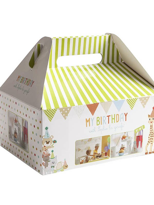 Sophie la girafe Birthday set party kit | For 12 people for wholesale by Sophie la Girafe by Calisson Toys.
