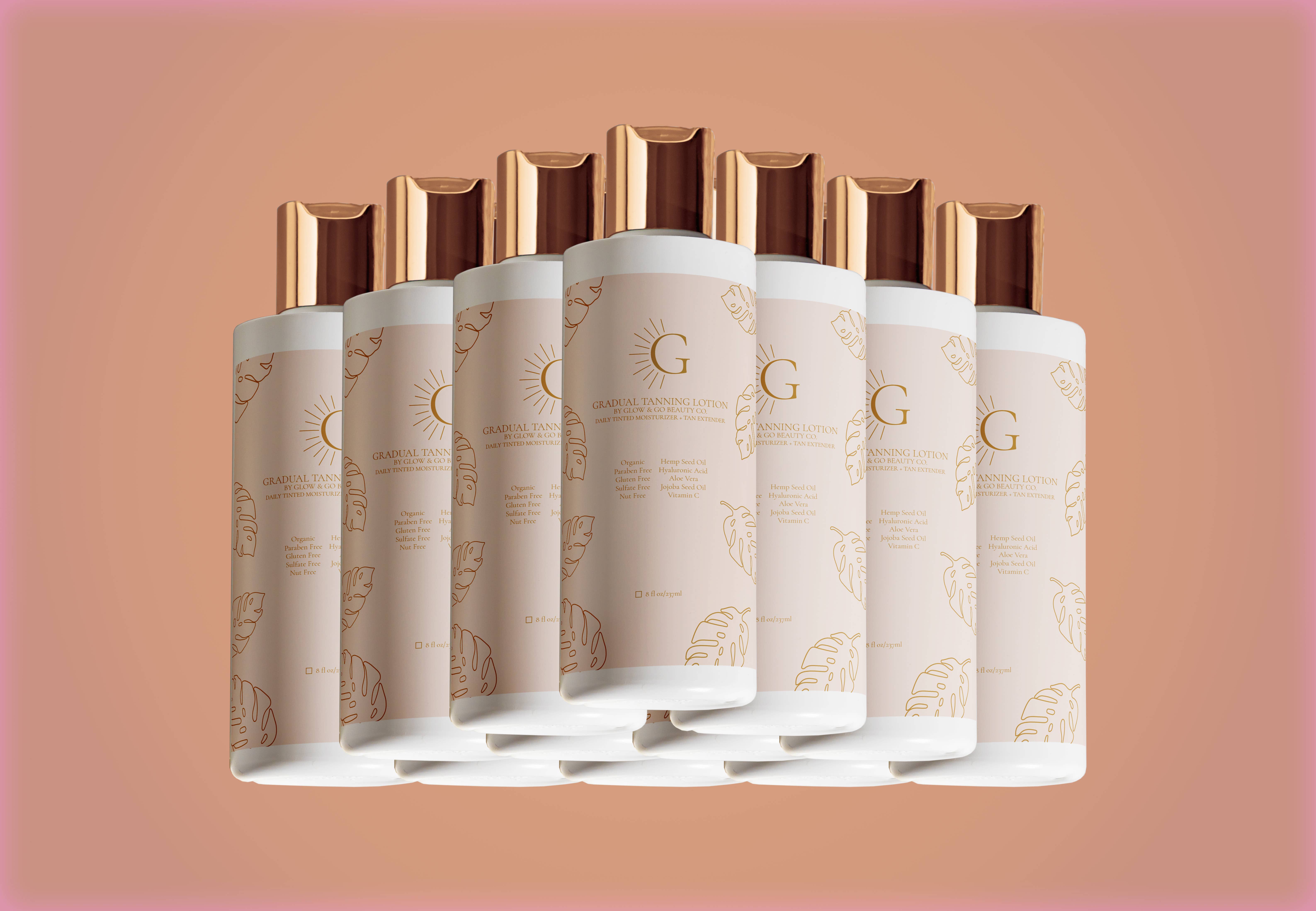 Glow & Go Beauty Co – wholesale Self-tanner – Gradual Self Tanning Lotion1