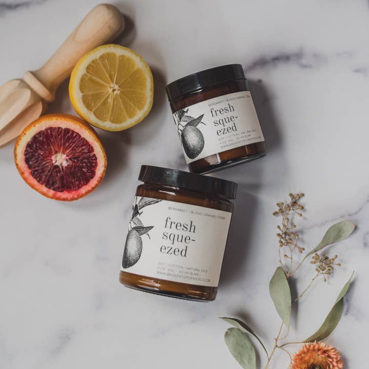 Broken Top Brands - Vente Bougie en bocal - Bougie de soja pressée à frais 9oz2