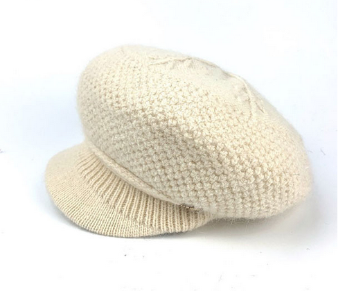 Comfortarians - Vendita all'ingrosso Berretto - Donna - Berretto donna in lana e cashmere, colore solido, spesso e caldo4