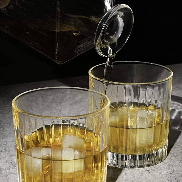 DIAMANTE - Wholesale Decanter - Broadway Decanter Gift Set - 1 Crystal Decanter With 2 Crys4