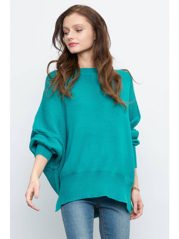 Newbury Kustom - Wholesale Tunic Sweater - Women's - 10319A -Slouchy silhouette pullover sweater25
