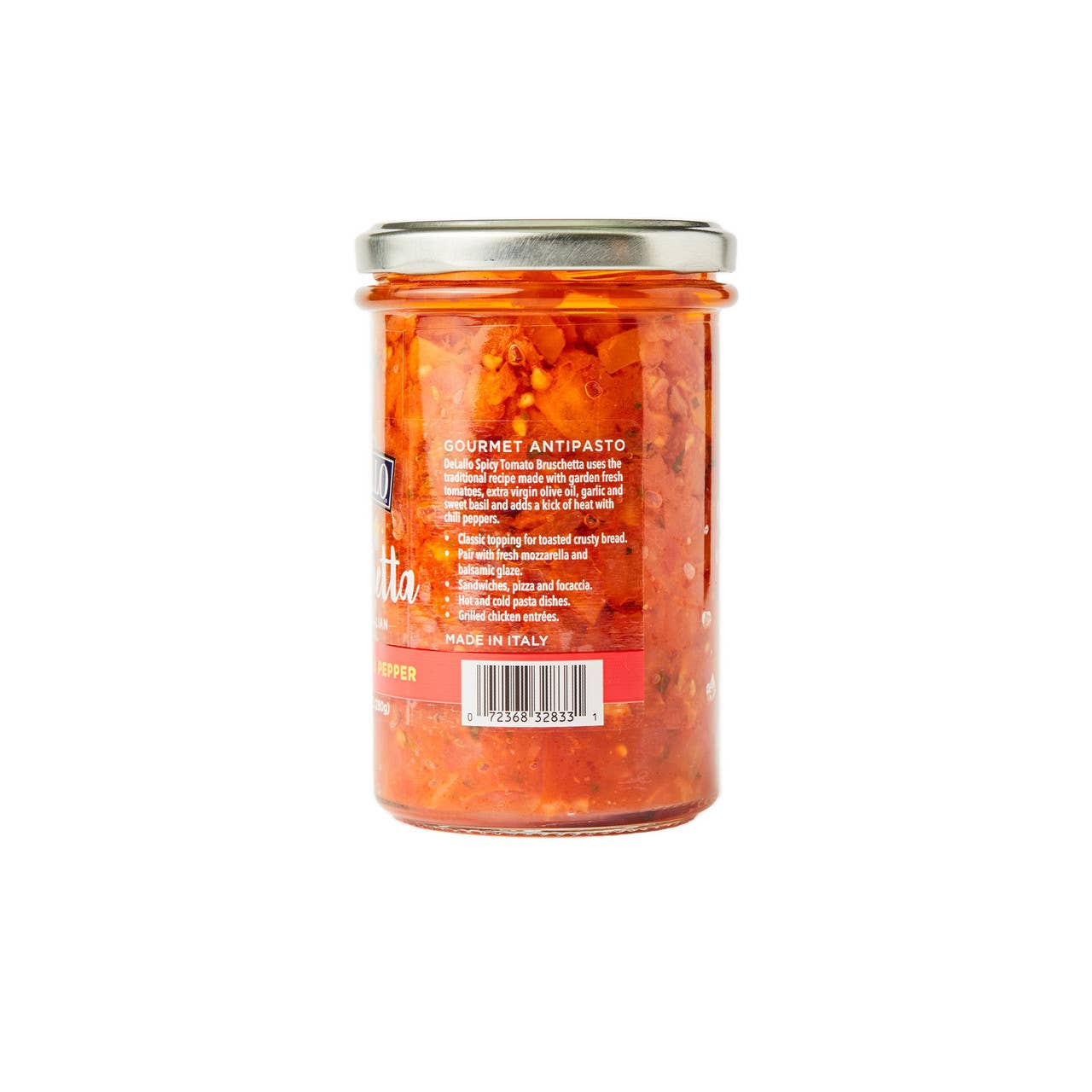 Delallo - Wholesale Pasta Sauce - Spicy Tomato Bruschetta (9.88 oz.)2