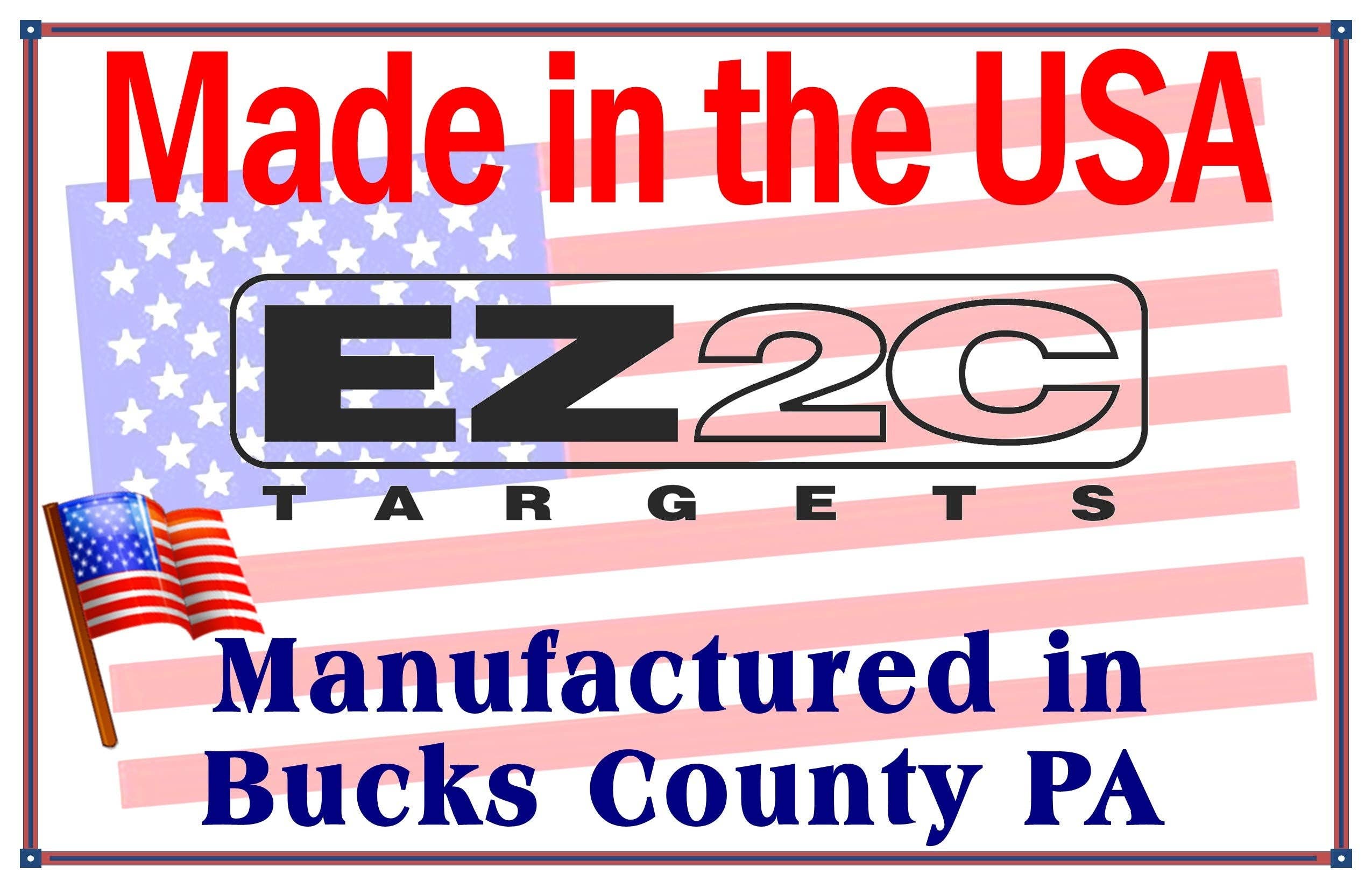 EZ2C Targets - Wholesale Sporting Accessories - 25 EZ2C Targets Style 12: Paper Targets for Shooting Range B16 USA MADE 11"x17" Pad of 2515