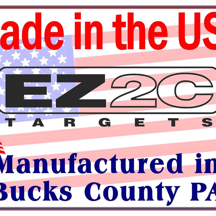EZ2C Targets - Wholesale Sporting Accessories - 25 EZ2C Targets Style 12: Paper Targets for Shooting Range B16 USA MADE 11"x17" Pad of 2515