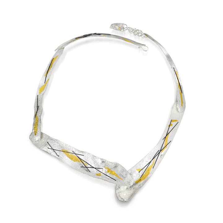 Jigsaw Necklace II for wholesale by Suzanne Schwartz Jewelry